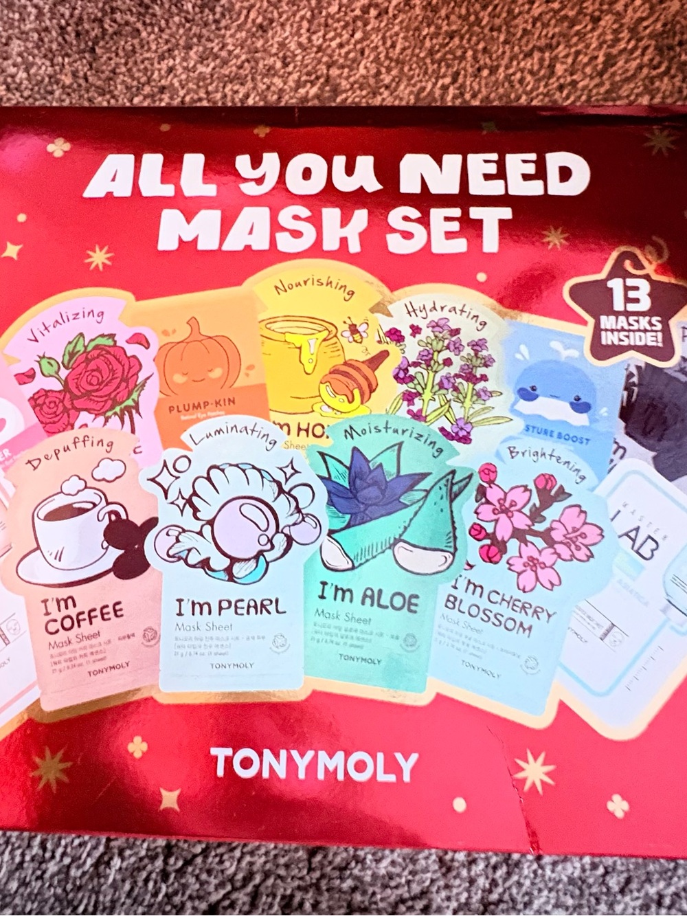 TONYMOLY All You Need Mask Set - Assorted Red Box